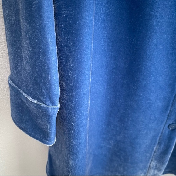 Soft Surroundings Blue Velvet Tunic - Picture 12 of 12
